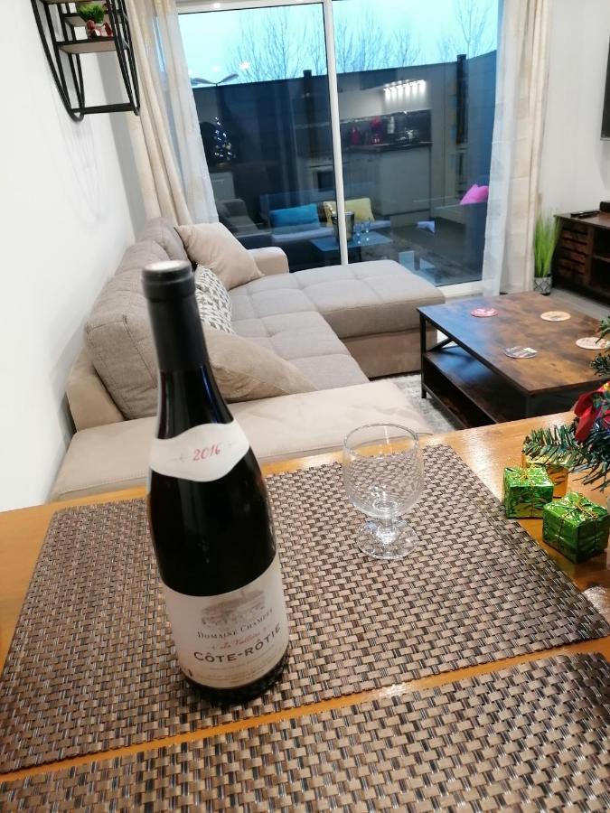Charmant appartement T2 dans villa avec spa extérieur de mai à septembre Laveyron Exterior foto